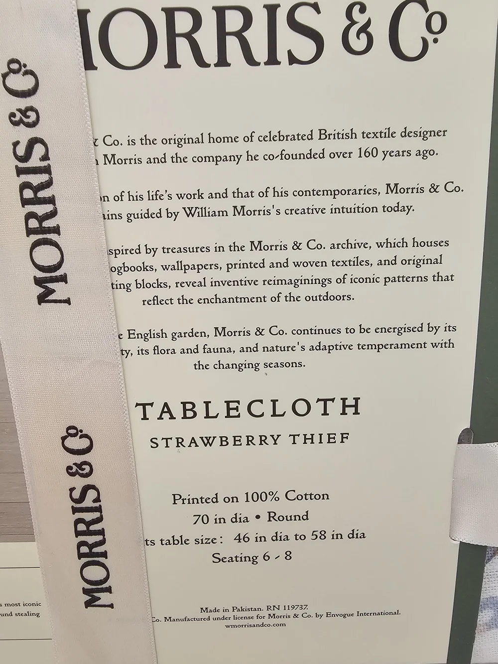 Morris And Co Strawberry Thief 70